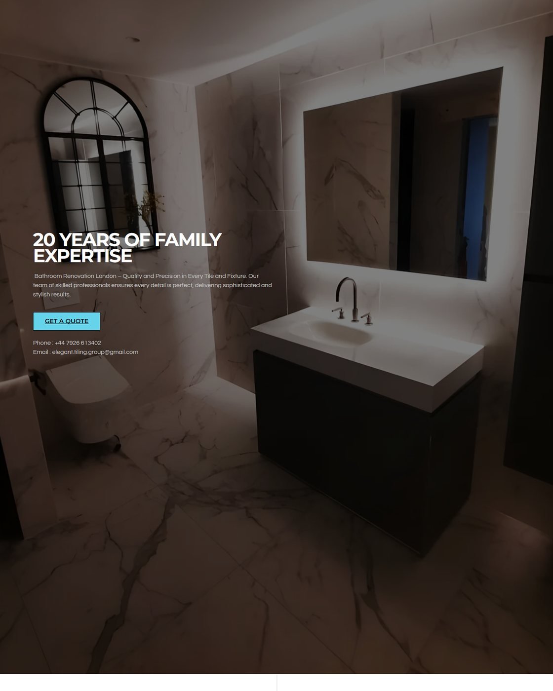 Elegant Tiling Group services layout