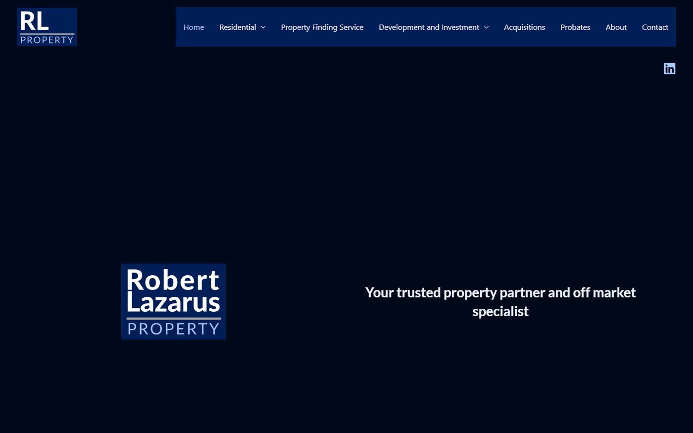 Robert Lazarus Property website